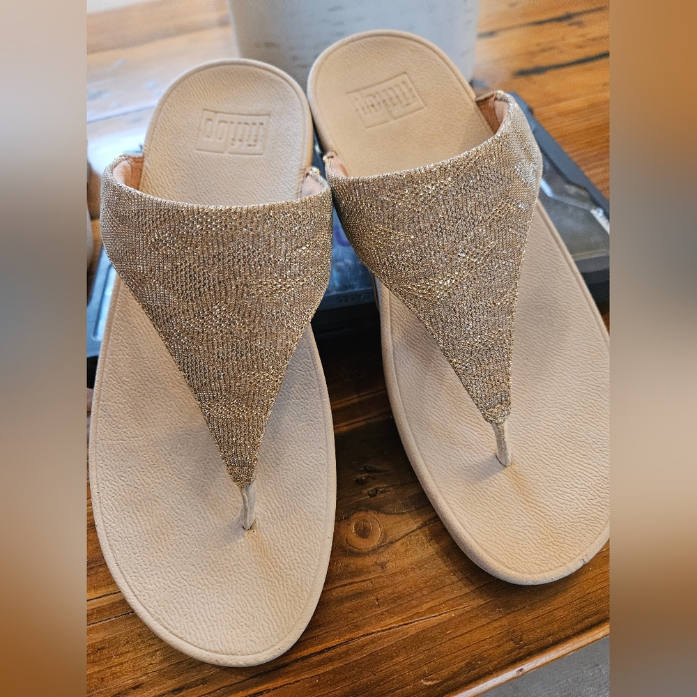FitFlop Women's Gold Sandals